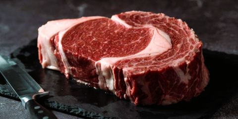 Zart marmoriertes Black Angus Fleisch
