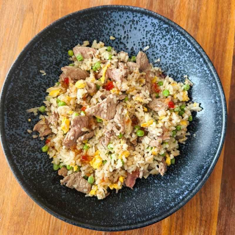 Fried Rice mit Rindfleisch